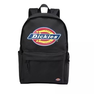 Dickies/帝客 百搭开合聚酯纤维高中初中生书包背包双肩包 黑色