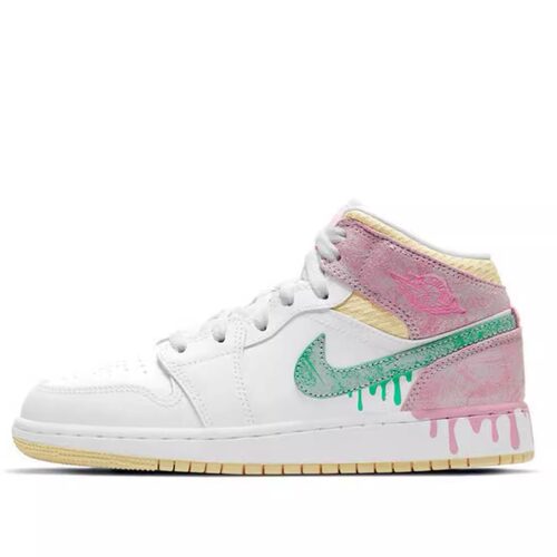 Air Jordan 1 板鞋 运动休闲鞋 复古潮流支撑合成革 中帮/GS