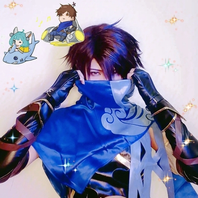 王者荣耀cos衣服澜鲨之猎刃cosplay套装男英雄假发小学生儿童周边