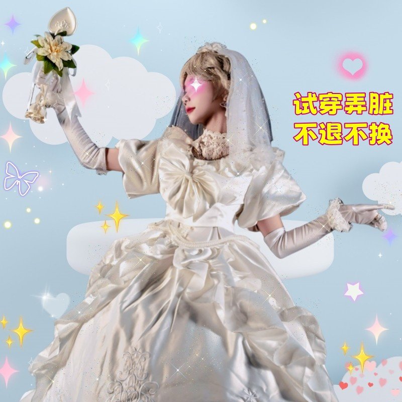 第五人格cos红夫人cos服应许之日假发虚妄夜潮儿童赤宴女角色道具