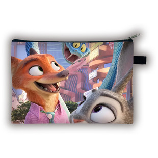 疯狂动物城二联名零钱包朱迪包包兔子警官收纳包尼克狐周边小学生