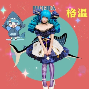 英雄联盟cos格温cosplay服装女英雄假发LOL二次元女装儿童C服套装