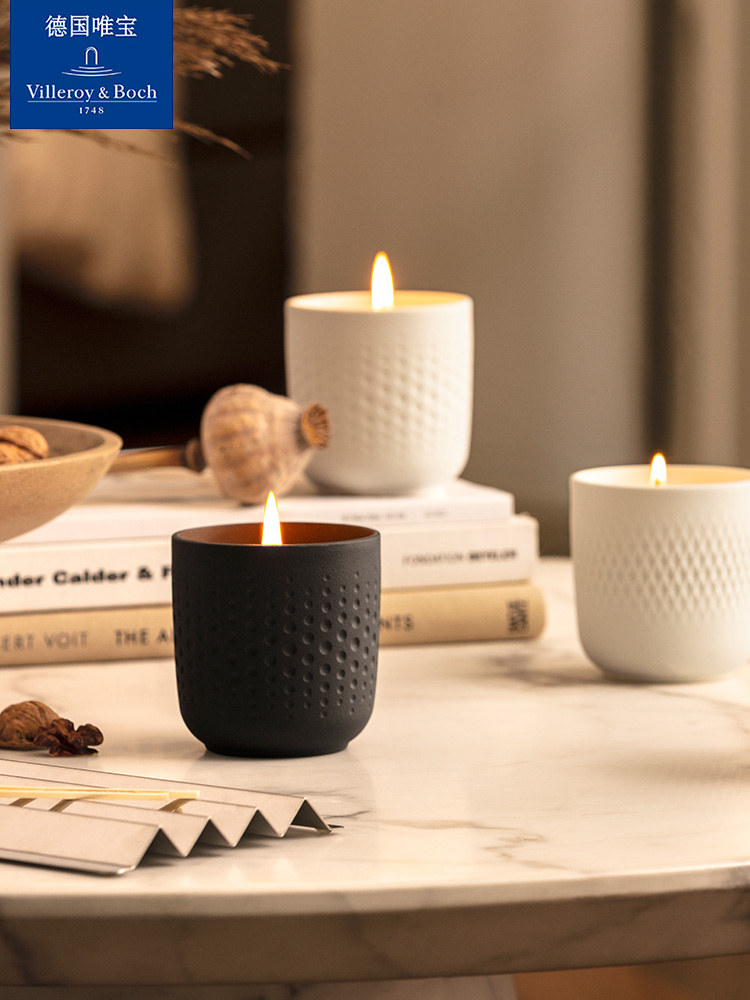 villeroyBoch德国唯宝进口创意分享烛台香氛蜡烛礼盒装匠心陶韵