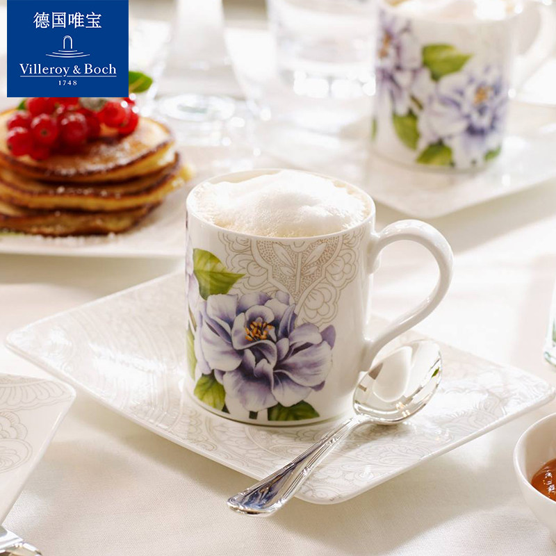 villeroyboch德国唯宝进口骨瓷咖啡杯套装咖啡杯安全健康东方梦园_虎窝淘