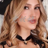 Fashion西方时尚 美国代购 Wester 复古鸟头骨吊坠天鹅绒万圣节项链