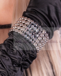 美国代购【Western fashion】串珠手链宝石设计手镯流行时尚首饰