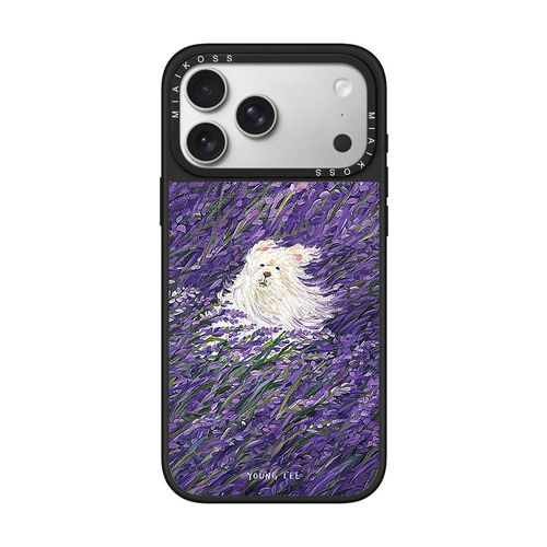 MIAIKOSS/妙吻联名紫雾马尔济斯狗狗适用iPhone17Promax苹果16手机壳15潮牌14防摔套13个性12女11艺术磁吸版