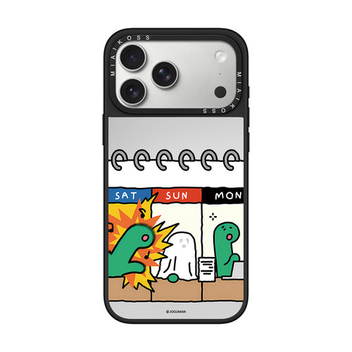 MIAIKOSS/妙吻联名小恐龙打工人唱歌适用iPhone17Promax苹果16手机壳15潮牌14防摔套13个性12女11艺术磁吸版