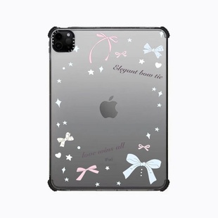 CASE联名森林早报春日蝴蝶结环绕适用苹果iPad Pro11寸平板电脑mini7/6保护套ipad10/11防摔壳13/12.9寸2025