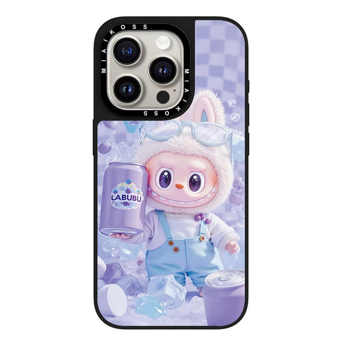 MIAIKOSS/妙吻拉布布labubu汽水瓶罐子适用iPhone16Promax苹果17手机壳潮牌14防摔套13个性12女15创意磁吸版