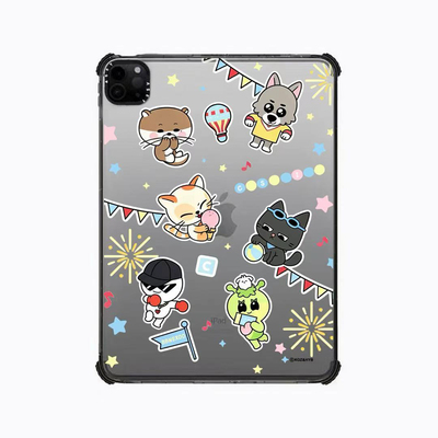 BBNEXDO门童适用苹果iPad Pro12.9寸平板mini7保护套2024 Air第4/5/6/7/8代11寸卡通ipad10/11防摔壳可爱A16