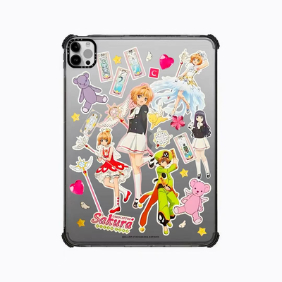 CASE联名魔法少女小熊适用苹果iPad Pro11寸平板电脑mini7/6保护套ipad10/11代防摔壳13/12.9mini创意