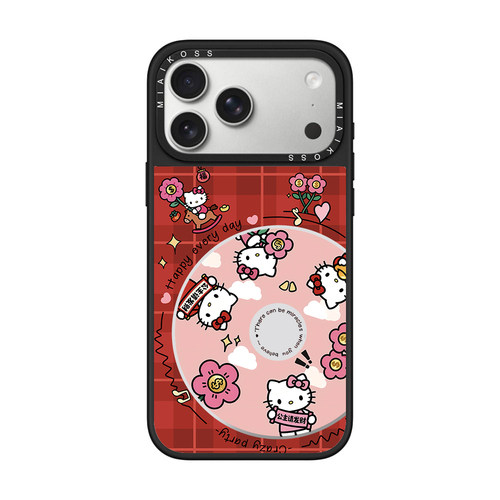 MIAIKOSS/妙吻新年红凯蒂猫有钱花公主请发财适用iPhone17Promax苹果16手机壳15潮牌14防摔套13个性12女磁吸