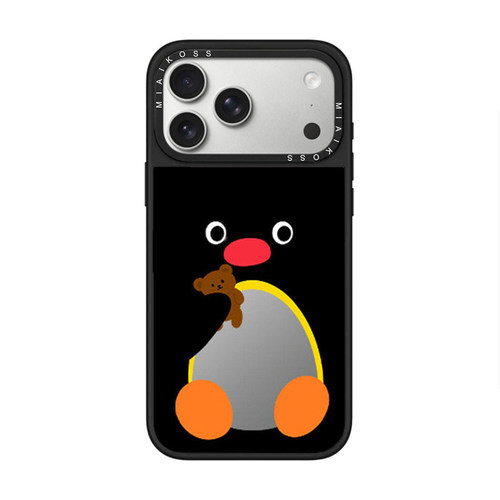 MIAIKOSS/妙吻联名环绕企鹅日常惊讶适用iPhone17Promax苹果16手机壳15潮牌14防摔套13个性12女11艺术磁吸版