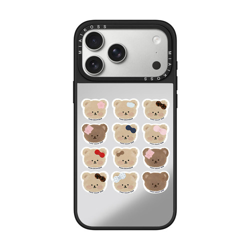 MIAIKOSS/妙吻联名韩系风奶油软萌小熊适用iPhone18Promax苹果16/17手机壳15潮牌14防摔套13个性12女11磁吸版