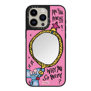 联名新款TIPSEVEN鼠鼠魔镜15Pro艺术彩画适用iPhone14ProMax苹果13Pro手机壳12圣诞树16防摔17创意磁吸版卡通