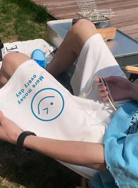 DK8105P28短裤男夏美式潮流运动情侣五分裤子青少年直筒休闲中裤