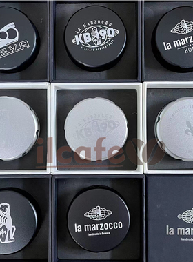 意大利辣妈La Marzocco半自动咖啡机58.5一字马卡龙布粉器压粉器