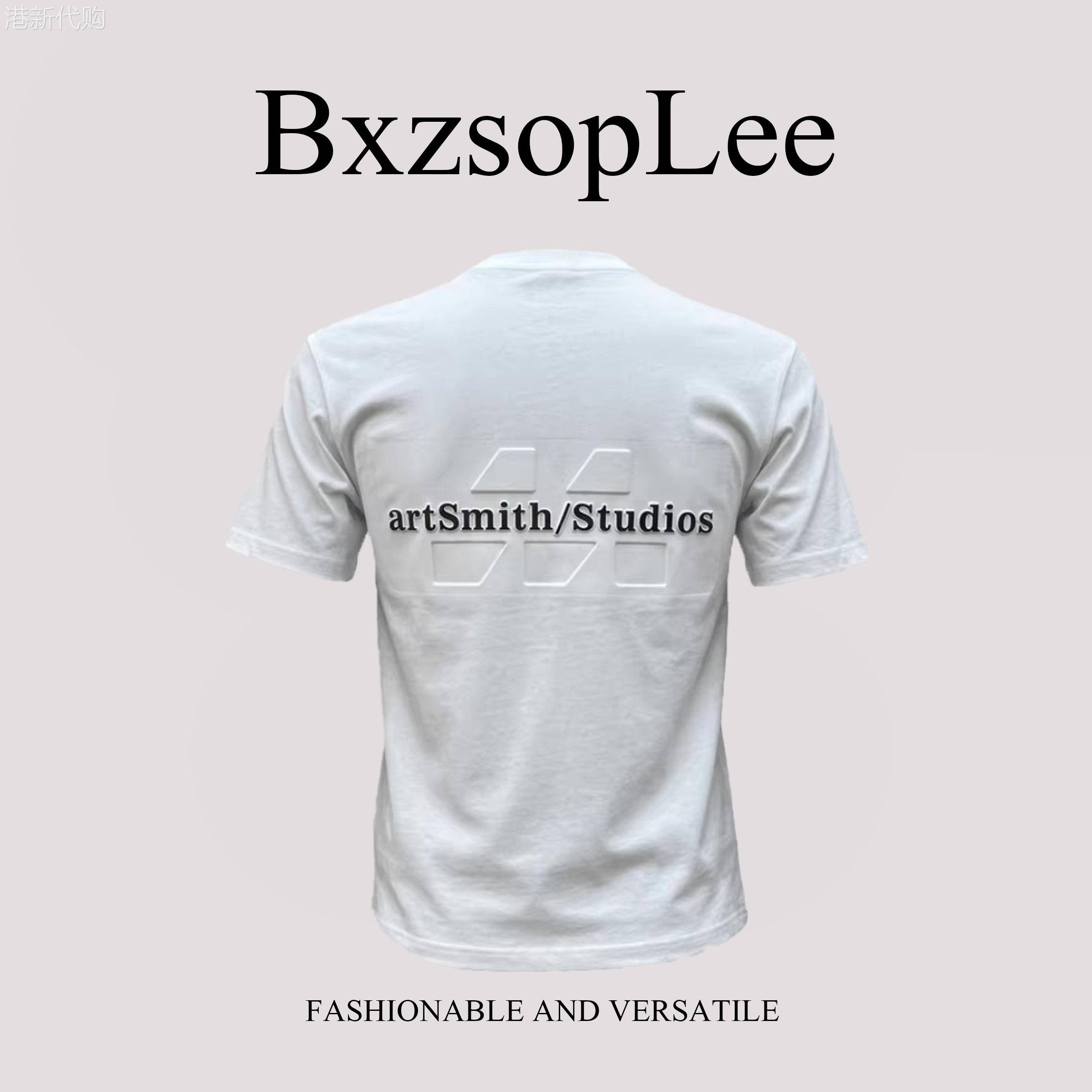 BxzsopLee 男装 欧美设计短袖T恤夏季潮流舒适立体短袖T恤衫上衣