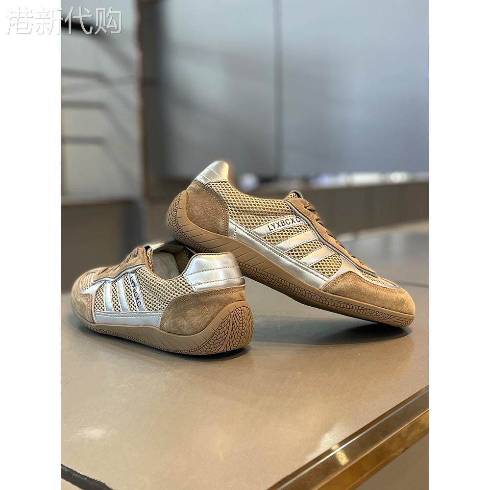 BxzsopLee男鞋夏季新款低帮三道杠布面德训鞋潮男板鞋时尚透气运
