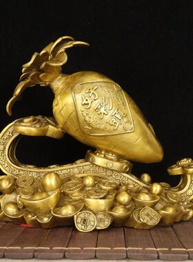 如意全铜元宝家居客厅开业礼品