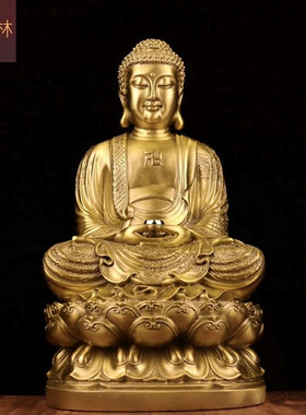 全铜南海观音佛像装饰品