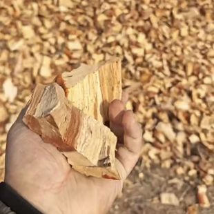 纯苹果木块熏肉木片烧烤篝火晚会炉子燃烧小炉子专用碎木块木柴