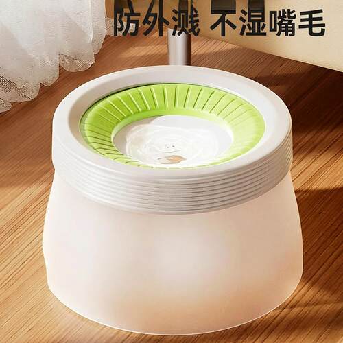 狗狗不湿嘴碗悬浮水碗防湿嘴喝水器漂浮水盆宠物护颈饮水器防打翻