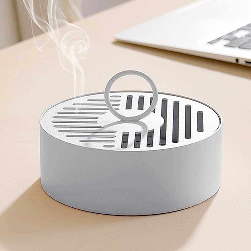 北欧蚊香盒带盖家用室内蚊香架防烫香炉檀香镂空熏香炉蚊香盘托盘,家居饰品,香薰炉,淘宝优惠券,粉丝福利购,淘宝优惠卷