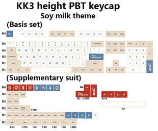 DNDKB机械键盘热升华PBT键帽，XDA DSA  原厂，MDA 豆奶 键帽