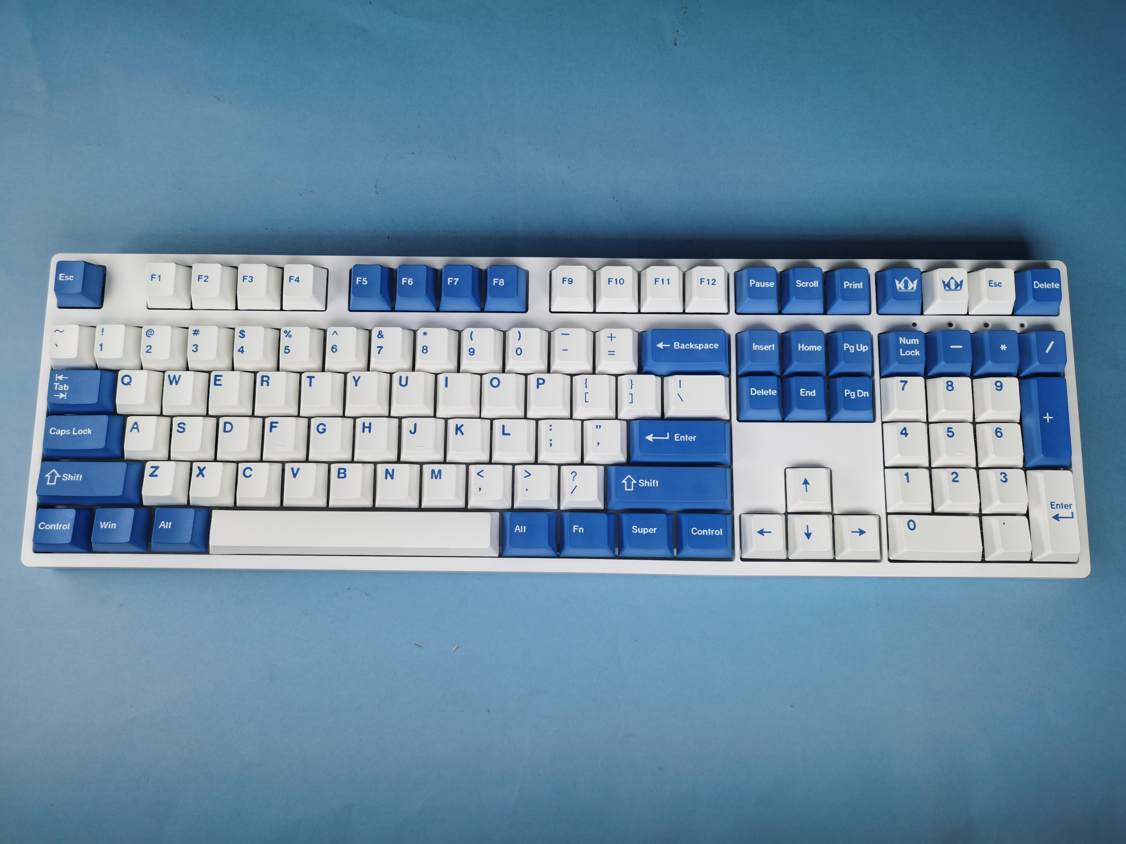 DNDKB MECHANICAL KEYBOARD SUBLIMATION PBT KEYCAP MDA DSA XDA ORIGINAL CLASSIC BLUE KEYCAP