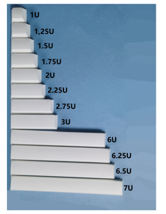 1U1.25U1.5U1.75U2U2.25U2.75U3U4.25U6U6.25U6.5U7UMDA原厂键帽