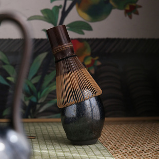 建盏茶筅立陶瓷茶具配件抹茶刷日式茶筅座茶筅托宋代点茶抹茶工具