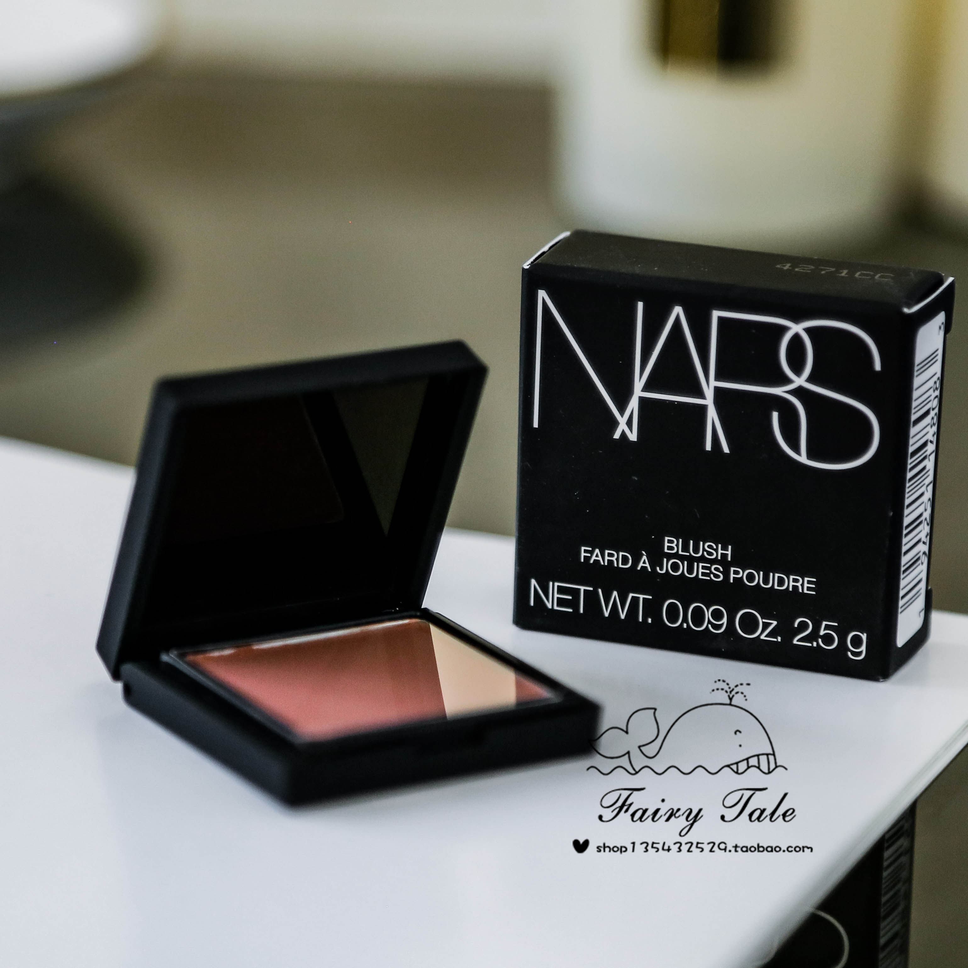 Nars纳斯腮红Behave/Orgasm克制高潮烟粉豆沙中小样2.5g提升气色