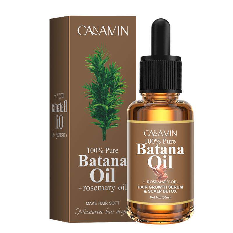 护发精油100%PureBatanaOil有机巴塔纳油迷迭香头发改善头皮