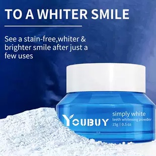 Bright White Powder Dental Stain Cleaner亮白粉清洁牙渍牙素TK