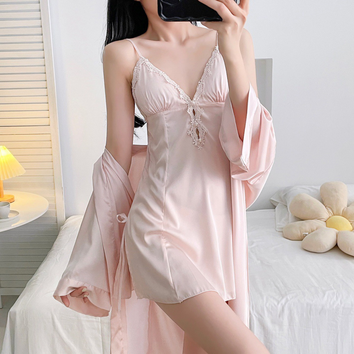 2026新款睡衣女性感吊带睡裙套装