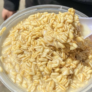 甘肃特产甜胚子小吃放哈甜胚子奶茶店老兰州酸奶燕麦莜麦甜醅子