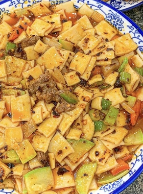 兰州炒面片速食手工甘肃特产新疆揪面片面食烩面片早餐西北特色