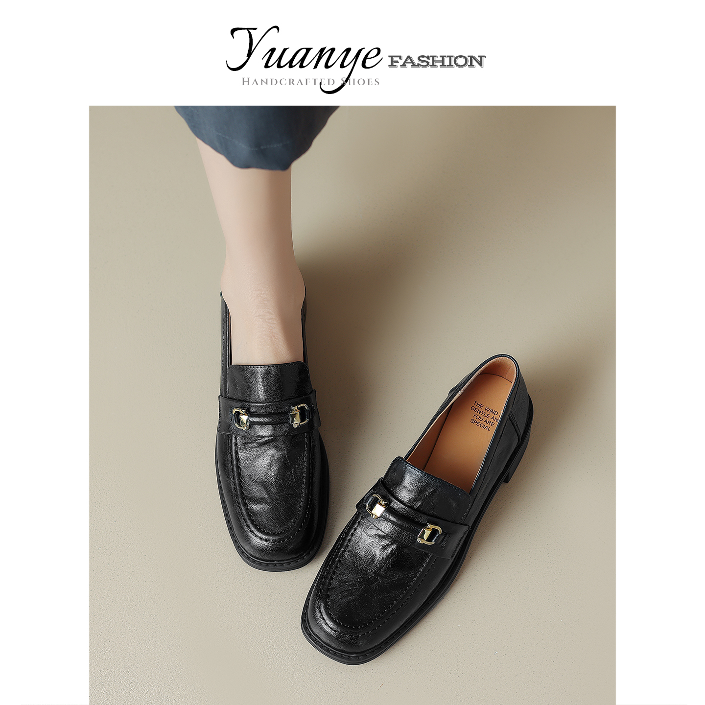 精选●手工真皮乐福鞋！