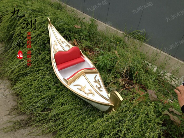 木船 贡多拉 手划船 欧式 景观船 实木木船  摄影船 工艺品 摆件