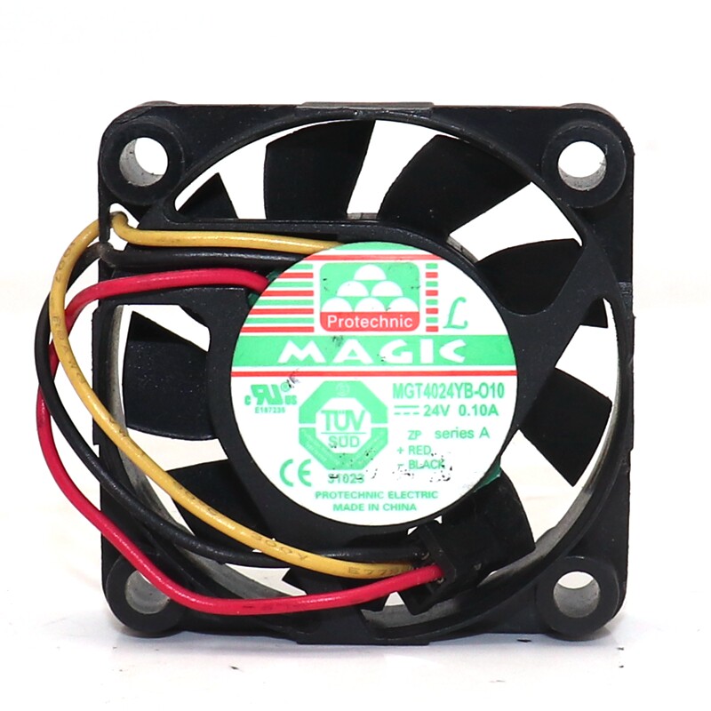 พัดลมอินเวอร์เตอร์ระบายความร้อน 3 สาย แรงดันไฟฟ้า 24V รุ่นใหม่ล่าสุด ยี่ห้อ Yongli รุ่น MGT6024YB-O10 และ MGT4024YB-010