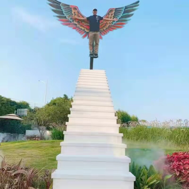 网红云梯景区农庄拍照摆件天梯佛手道具定制2022年抖音小红书推荐