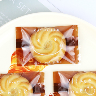 原创雪花酥袋子茶色曲奇饼干袋圣诞包装袋休闲食品机封袋烘焙包装