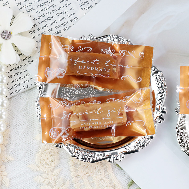 原创贵族太妃糖果袋手工牛轧糖包装袋糖果糖袋咖啡糖糖果机封袋子