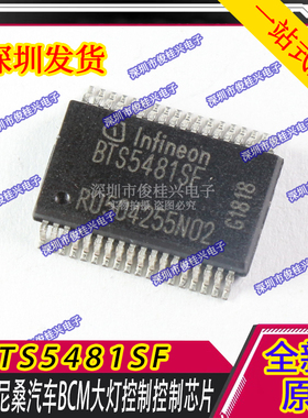 BTS5481SF 适用于尼桑汽车BCM大灯控制控制芯片 质量保证