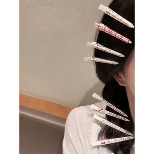 Kitty系列鸭嘴夹女发夹金属定位夹前额侧边夹化妆洗脸无痕夹发卡