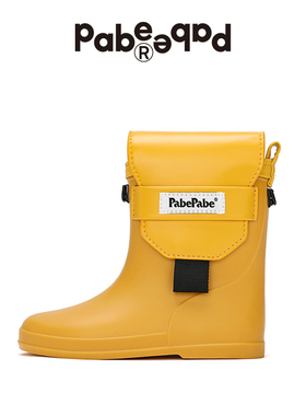 PabePabe儿童雨靴手机包“mini rainboot”斜挎手机包防水质感