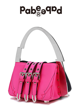 PabePabe “BUG” NINJA忍者包 反绒皮麂皮金属提手包小众设计