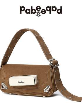 PabePabe “BUG” 06 COWBOY牛仔包反绒皮麂皮款 朋克金属风包